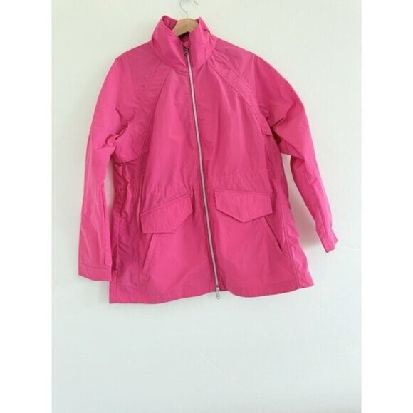 Athleta Westerly Jacket Women’s M Pink windbreaker Water Repellent Lightweight - Picture 2 of 11